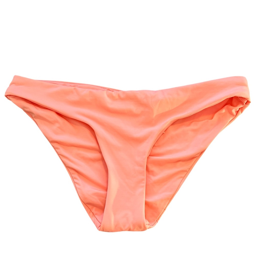 Becca Adela Hipster Bikini Bottoms, Mod Coverage,Color Sherbet Orange, S/P